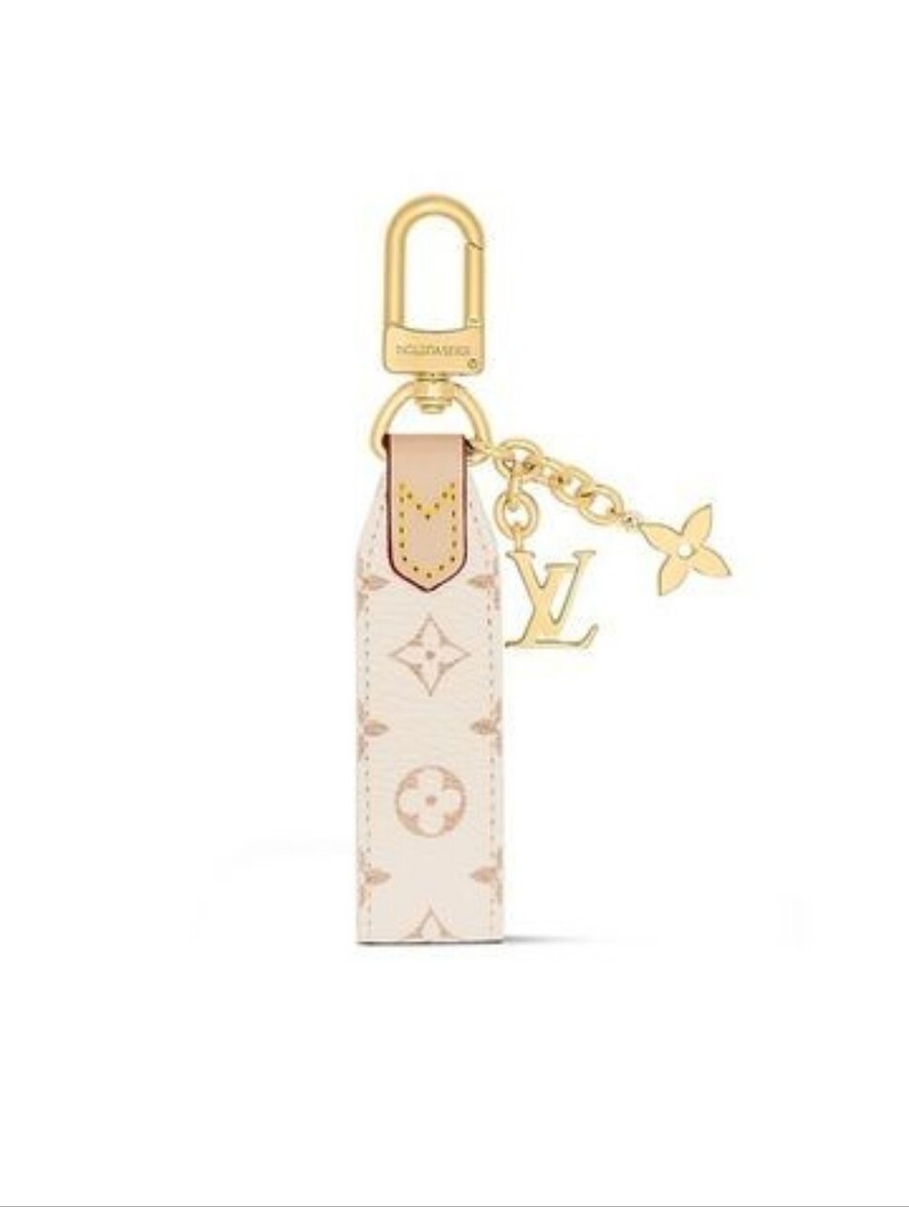 LIKE NEW! RARE!!! Louis Vuitton LV Cherished Dragonne Bag Charm and Key Holder
